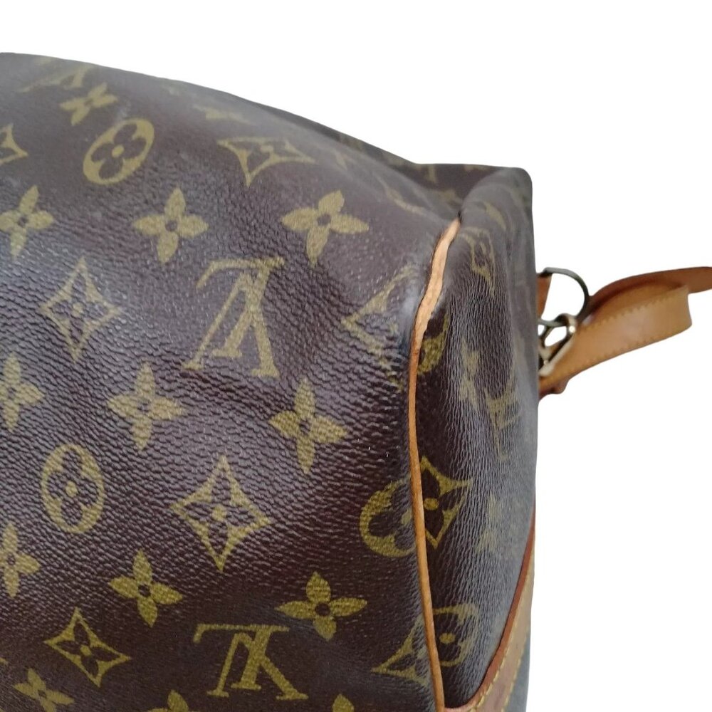 626446AN (S6) Louis Vuitton Travel Bag Bandouliere 55 Brown Monogram - Picture 5 of 9